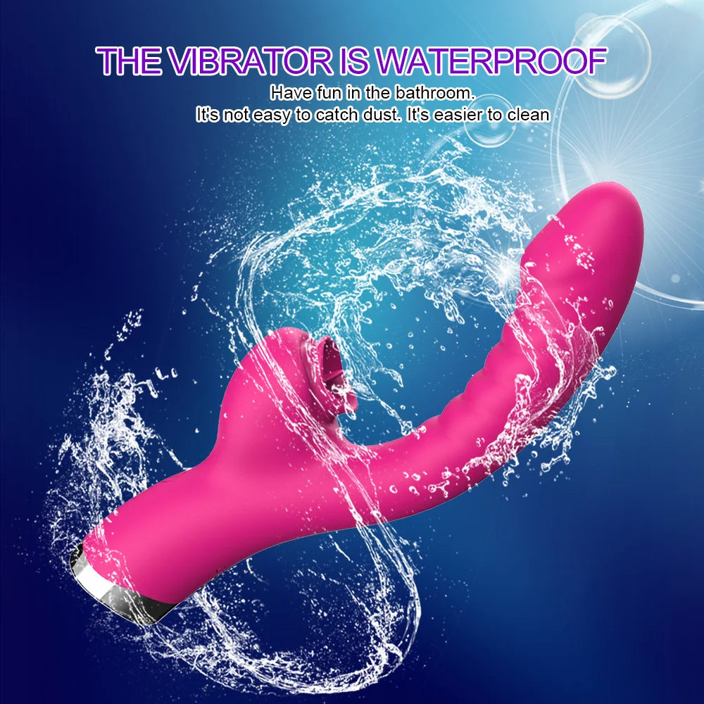 Dual Action Vibrating Tongue Toy