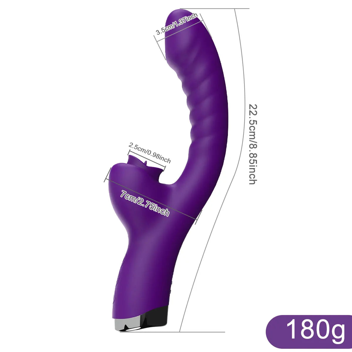 Dual Action Vibrating Tongue Toy