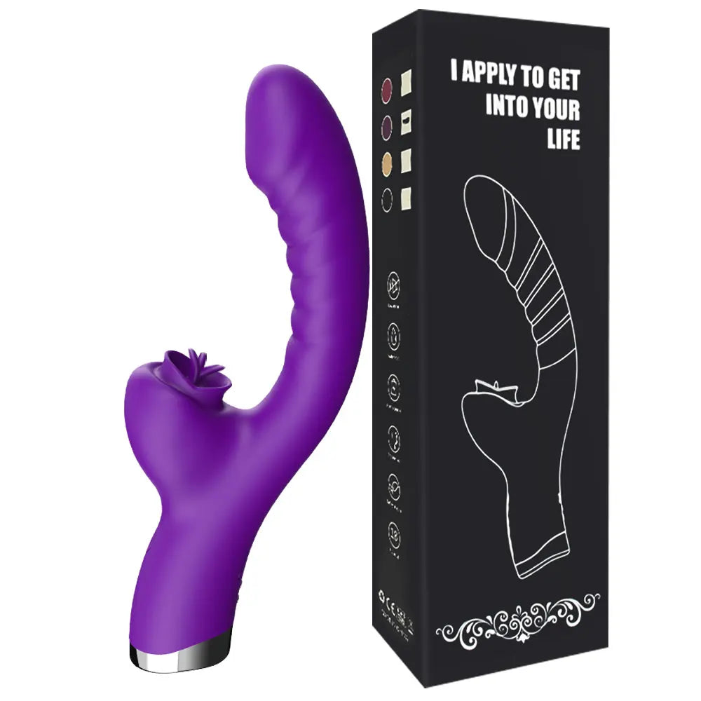 Dual Action Vibrating Tongue Toy