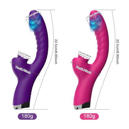 Dual Action Vibrating Tongue Toy